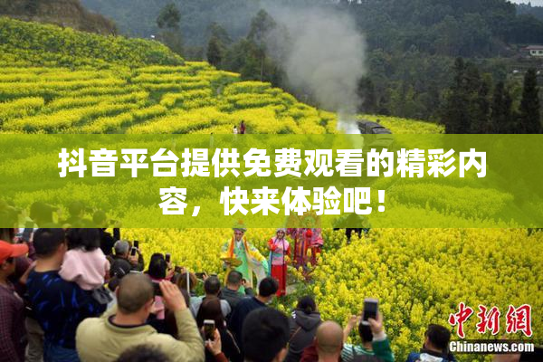 抖音平台提供免费观看的精彩内容，快来体验吧！