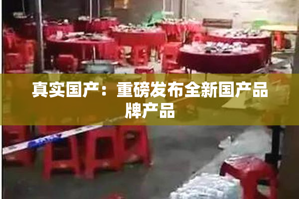 真实国产：重磅发布全新国产品牌产品