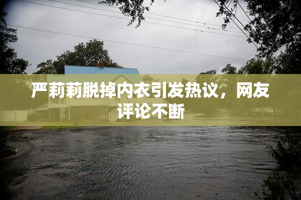 严莉莉脱掉内衣引发热议，网友评论不断