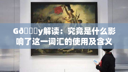 G🈚y解读：究竟是什么影响了这一词汇的使用及含义