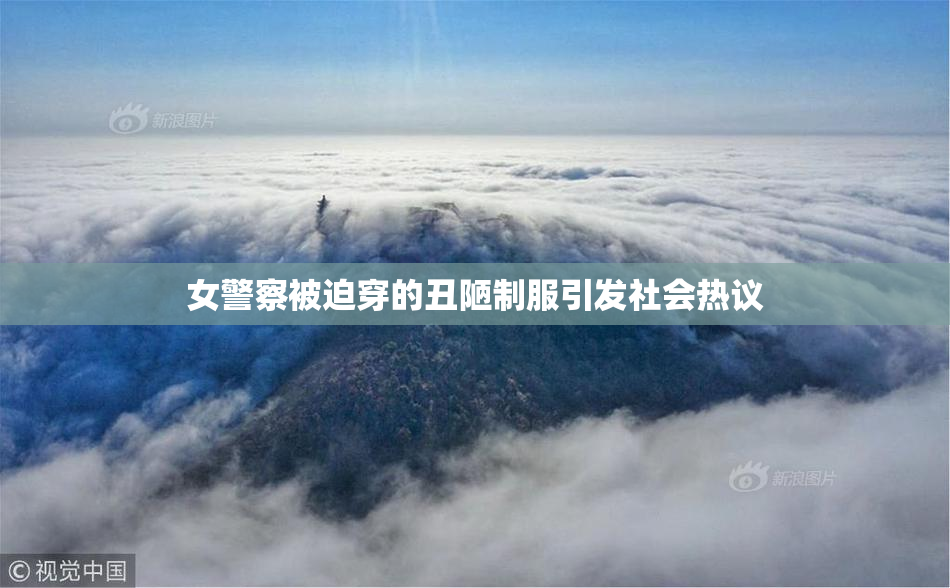 女警察被迫穿的丑陋制服引发社会热议