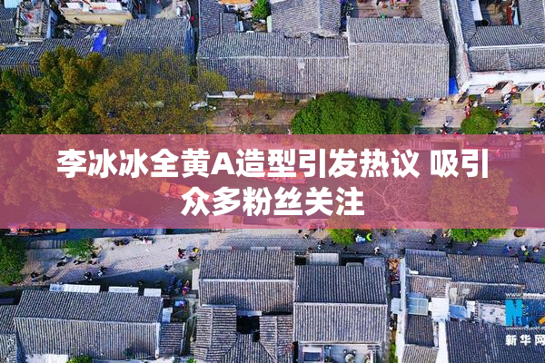 李冰冰全黄A造型引发热议 吸引众多粉丝关注