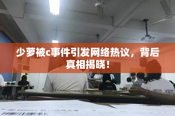 少萝被c事件引发网络热议，背后真相揭晓！