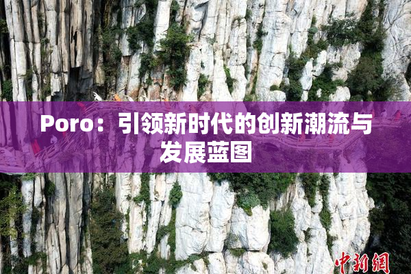 Poro：引领新时代的创新潮流与发展蓝图