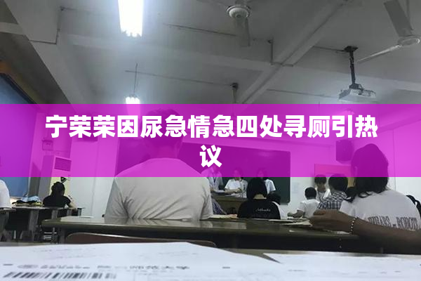 宁荣荣因尿急情急四处寻厕引热议