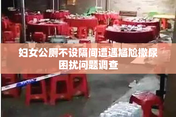 妇女公厕不设隔间遭遇尴尬撒尿困扰问题调查