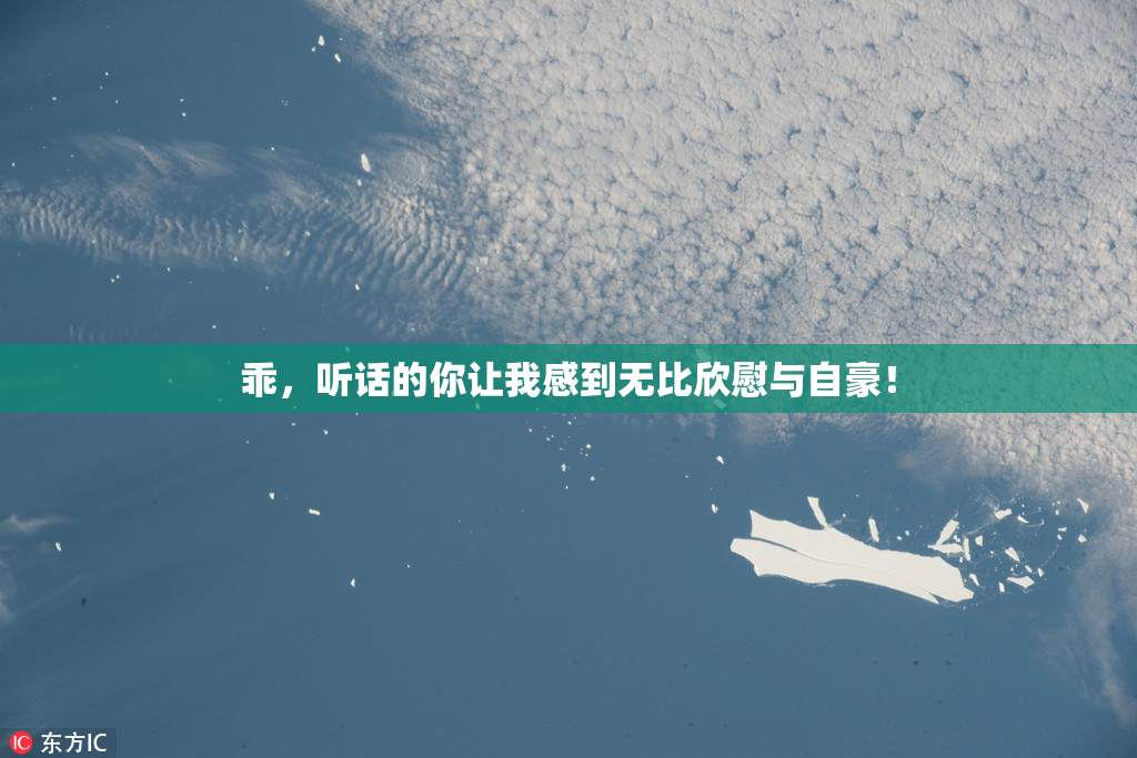乖，听话的你让我感到无比欣慰与自豪！