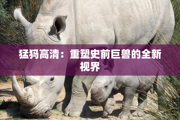 猛犸高清：重塑史前巨兽的全新视界