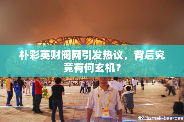朴彩英财阀网引发热议，背后究竟有何玄机？