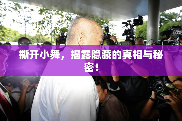 撕开小舞，揭露隐藏的真相与秘密！