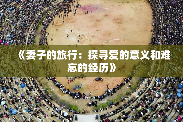 《妻子的旅行：探寻爱的意义和难忘的经历》
