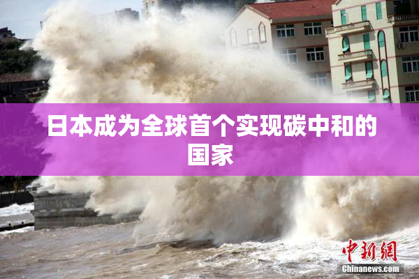 日本成为全球首个实现碳中和的国家