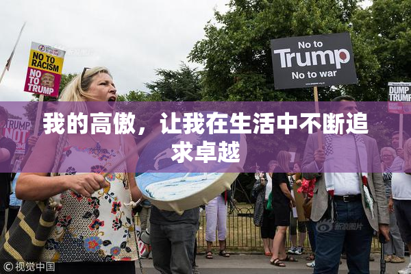 我的高傲，让我在生活中不断追求卓越