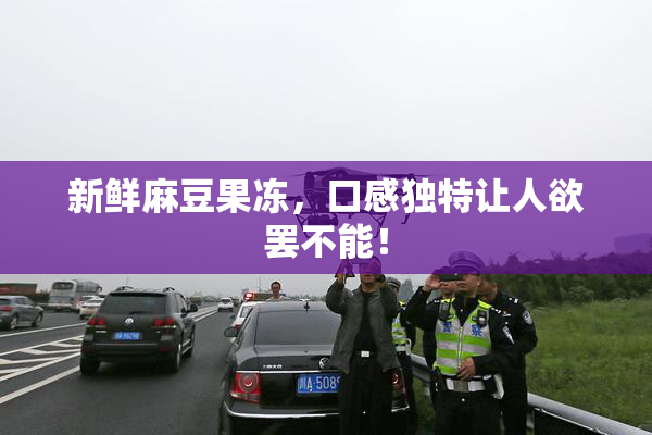 新鲜麻豆果冻，口感独特让人欲罢不能！