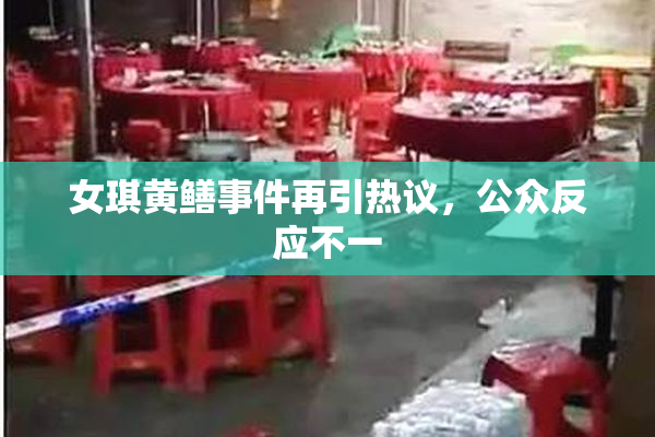 女琪黄鳝事件再引热议，公众反应不一