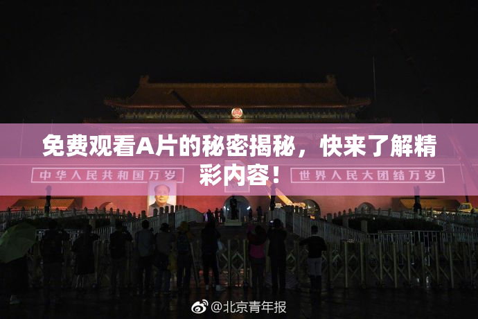 免费观看A片的秘密揭秘，快来了解精彩内容！