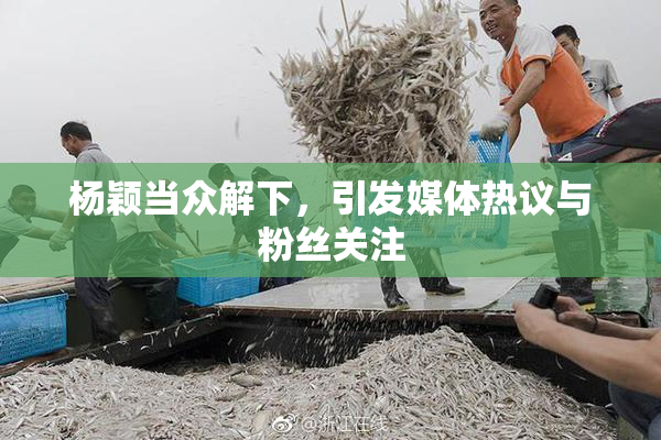 杨颖当众解下，引发媒体热议与粉丝关注