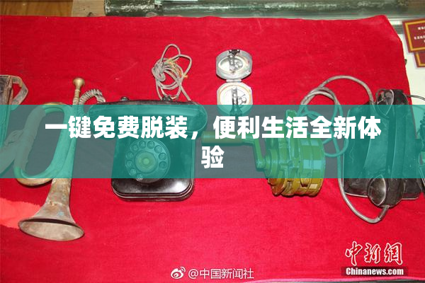 一键免费脱装，便利生活全新体验