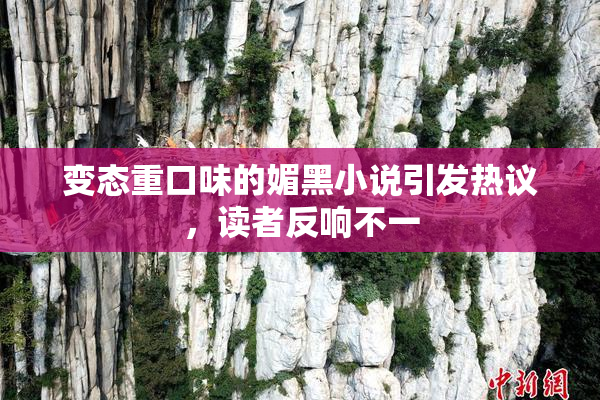 变态重口味的媚黑小说引发热议，读者反响不一