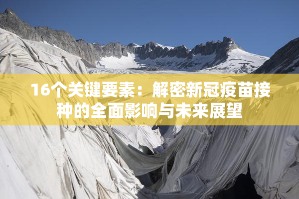 16个关键要素：解密新冠疫苗接种的全面影响与未来展望