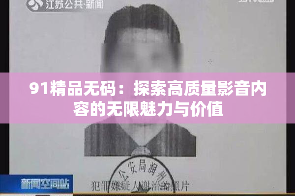 91精品无码：探索高质量影音内容的无限魅力与价值