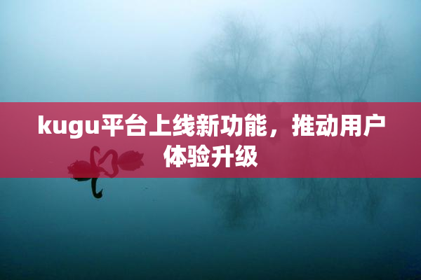 kugu平台上线新功能，推动用户体验升级