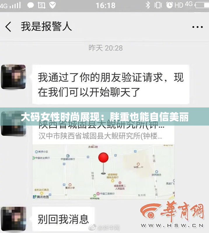 大码女性时尚展现：胖重也能自信美丽