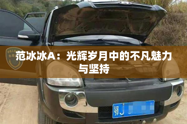 范冰冰A：光辉岁月中的不凡魅力与坚持
