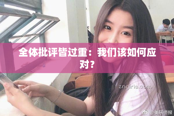 全体批评皆过重：我们该如何应对？