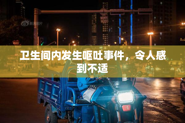 卫生间内发生呕吐事件，令人感到不适