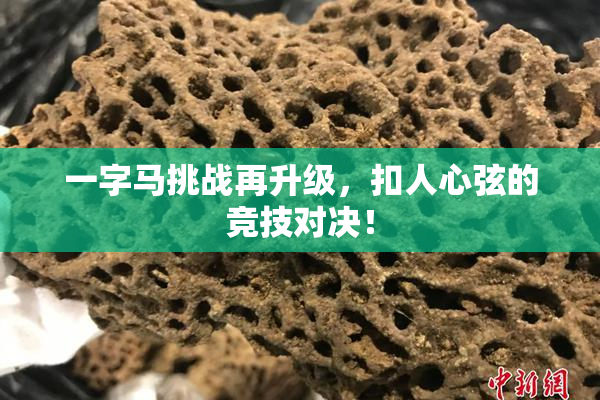 一字马挑战再升级，扣人心弦的竞技对决！