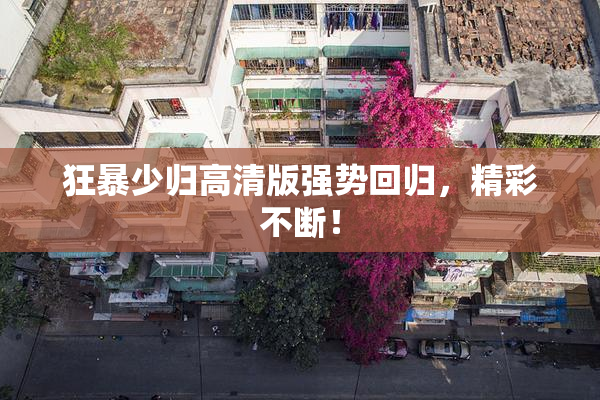 狂暴少归高清版强势回归，精彩不断！
