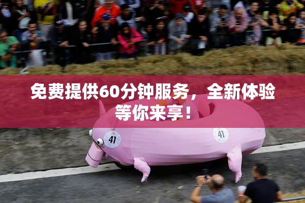 免费提供60分钟服务，全新体验等你来享！