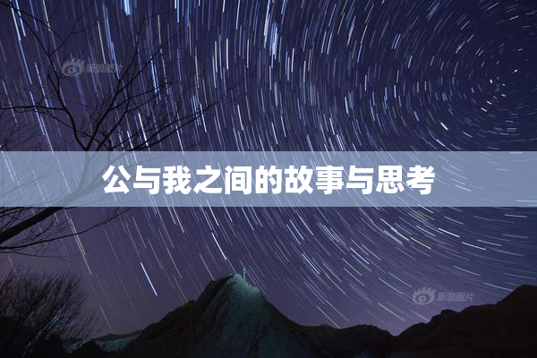 公与我之间的故事与思考