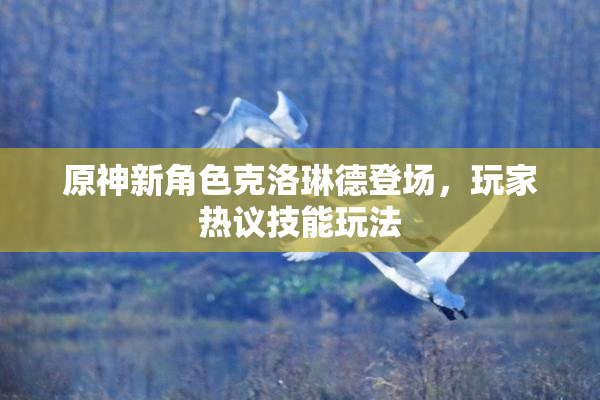 原神新角色克洛琳德登场，玩家热议技能玩法