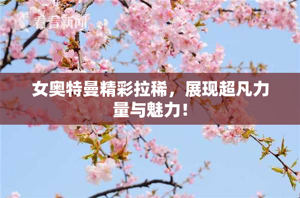 女奥特曼精彩拉稀，展现超凡力量与魅力！