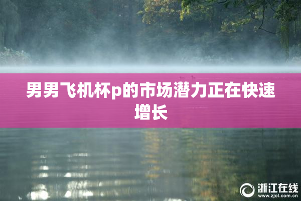 男男飞机杯p的市场潜力正在快速增长