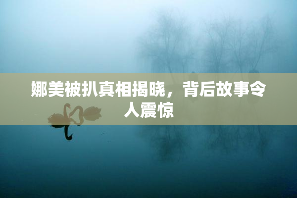 娜美被扒真相揭晓，背后故事令人震惊
