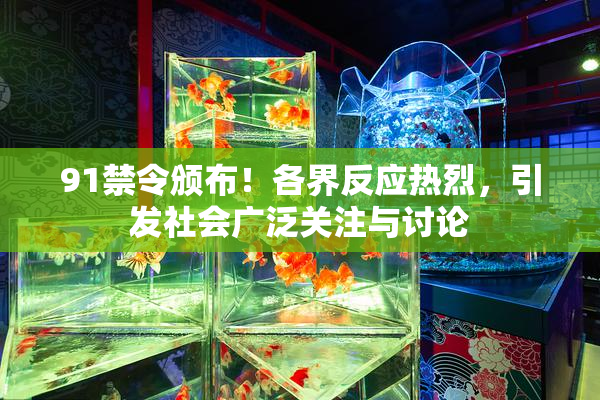 91禁令颁布！各界反应热烈，引发社会广泛关注与讨论