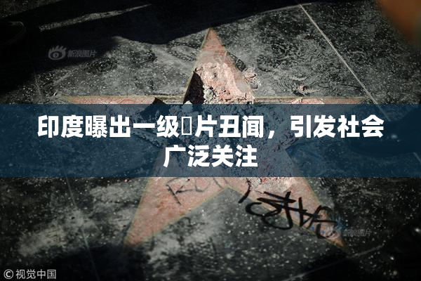 印度曝出一级婬片丑闻，引发社会广泛关注