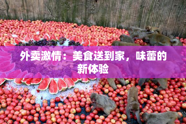 外卖激情：美食送到家，味蕾的新体验