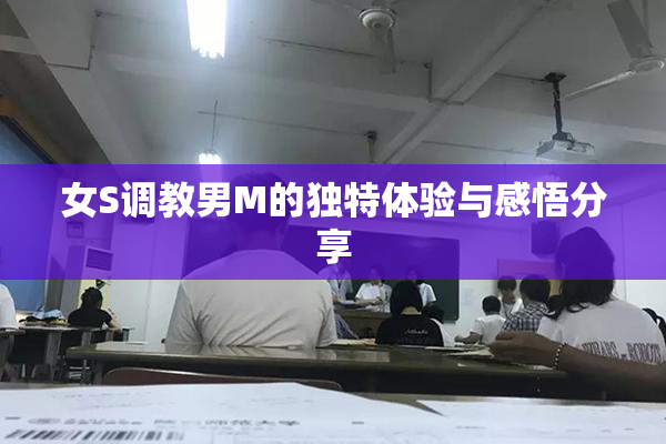 女S调教男M的独特体验与感悟分享