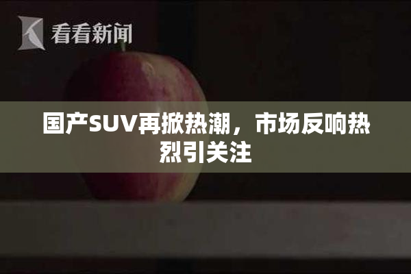 国产SUV再掀热潮，市场反响热烈引关注
