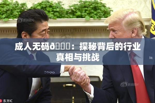 成人无码🔞：探秘背后的行业真相与挑战