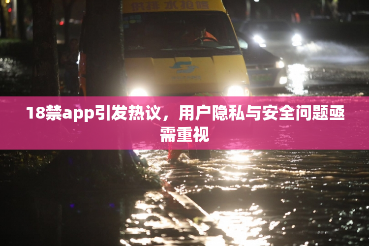18禁app引发热议，用户隐私与安全问题亟需重视
