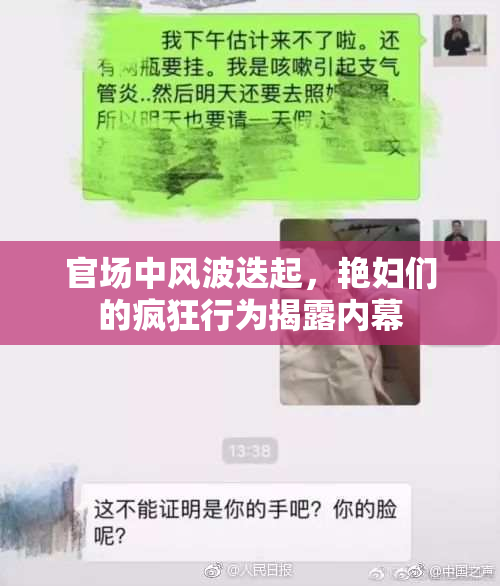 官场中风波迭起，艳妇们的疯狂行为揭露内幕