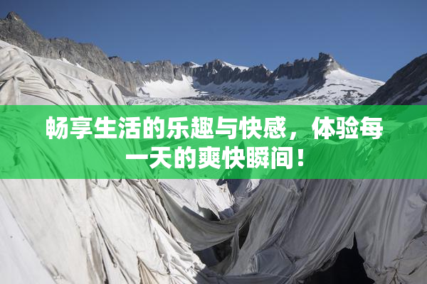 畅享生活的乐趣与快感，体验每一天的爽快瞬间！