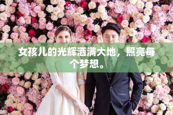 女孩儿的光辉洒满大地，照亮每个梦想。