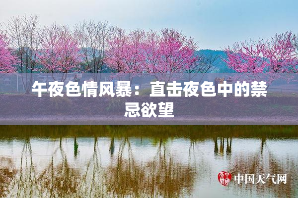 午夜色情风暴：直击夜色中的禁忌欲望