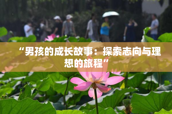 “男孩的成长故事：探索志向与理想的旅程”